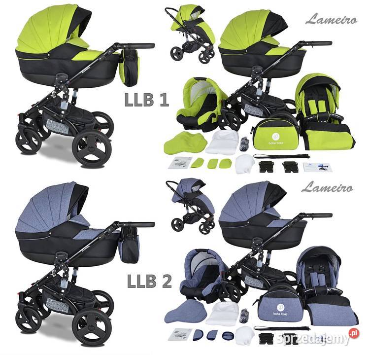 NOWY Wózek Dziecięcy Lameiro 3w1 Wielofunkcyjny różowy Kielce