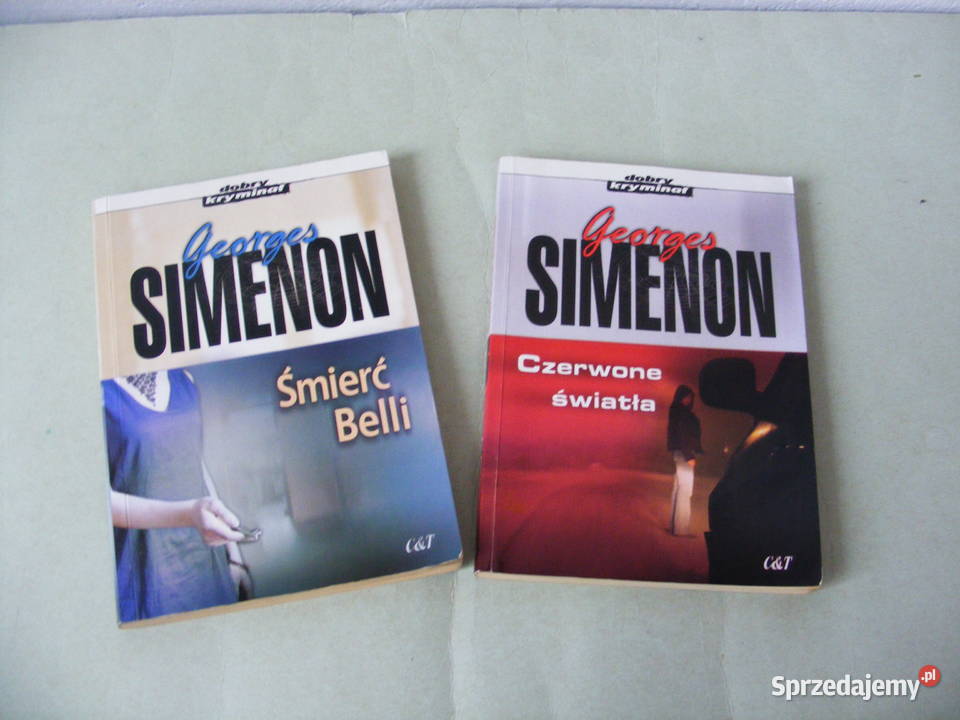 Simenon x 2 Czerwone światła Śmierć Belli Oborniki Śląskie