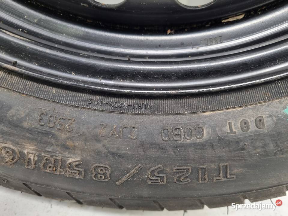 KOŁO DOJAZDOWE Volvo S40 II V50 C30 12585 R16 lubelskie Chełm sprzedam