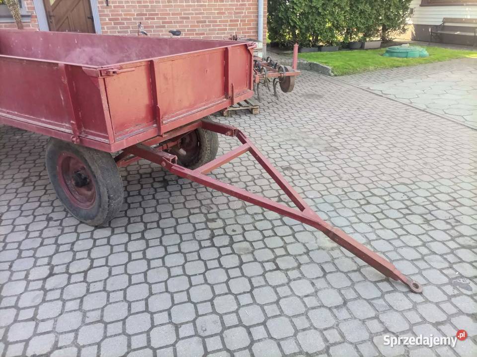 Przyczepa ciągnikowa stalowa idealny stan nieuszkodzony Sonina