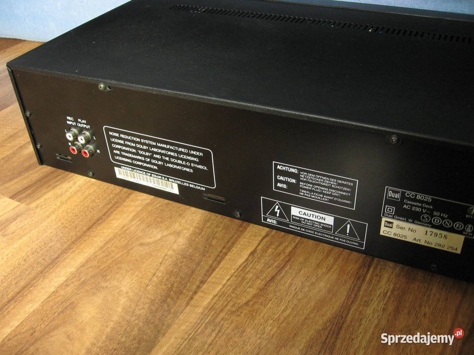 Unikatowy magnetofon Dual CC 8025 Cassette Deck sprzedam