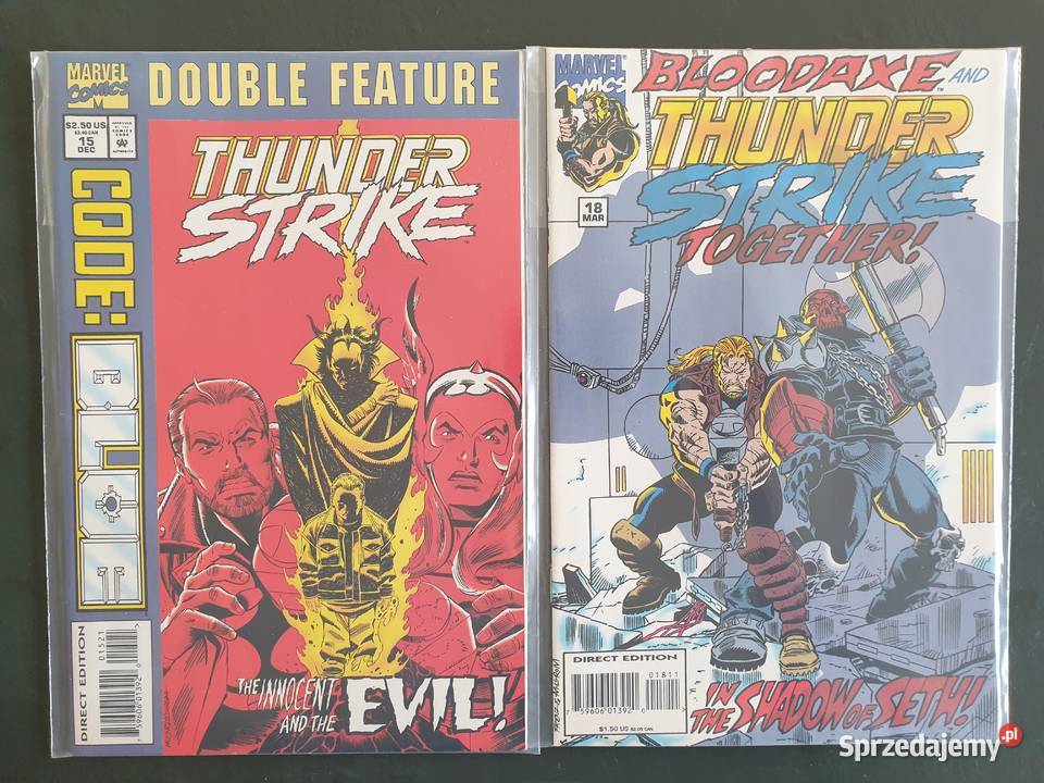 Thunder Strike 11 komiksów Marvel USA Superbohaterowie Gdynia