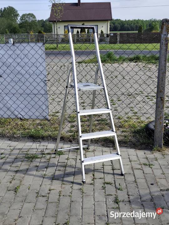 Drabina Aluminiowa 4 stopnie Poddębice