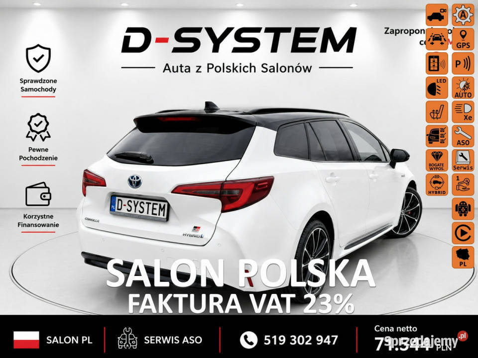 Toyota GR Corolla 23r GR Sport TOYOTA Corolla 20 wspomaganie kierownicy Białystok