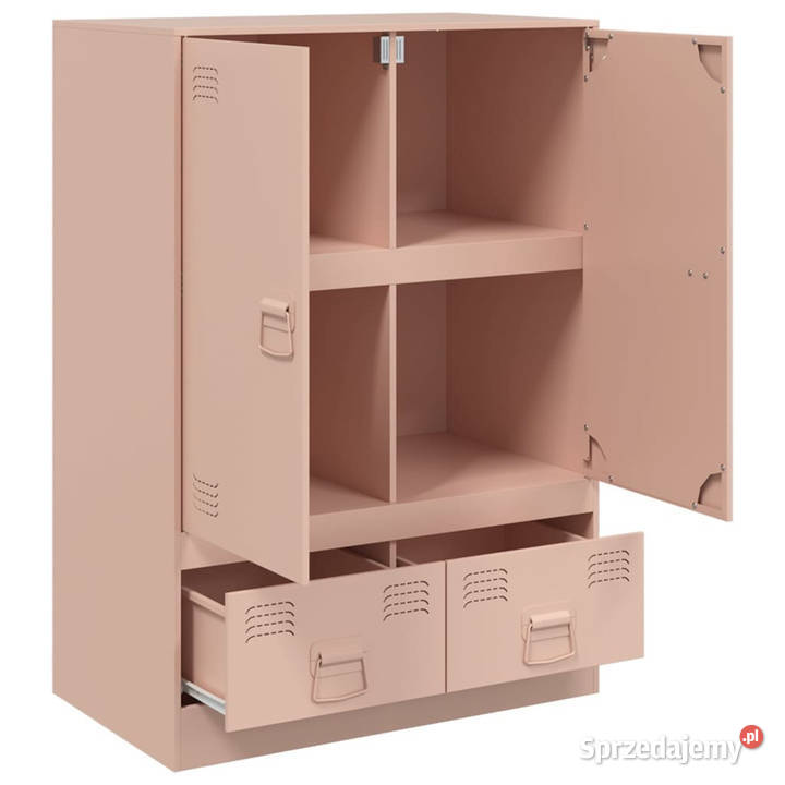Szafka różowa 67x39x95 stal WM841806 mazowieckie Warszawa sprzedam