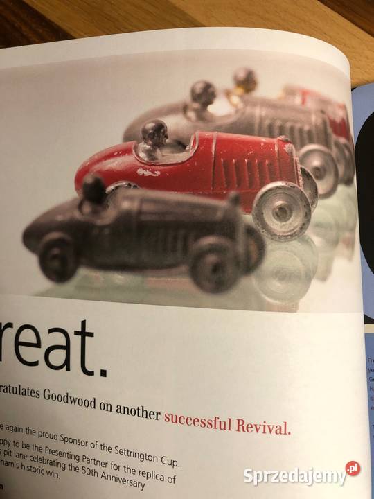 2016 Goodwood Revival Programme Hand Signed Pozostałe Motoryzacja wielkopolskie Poznań
