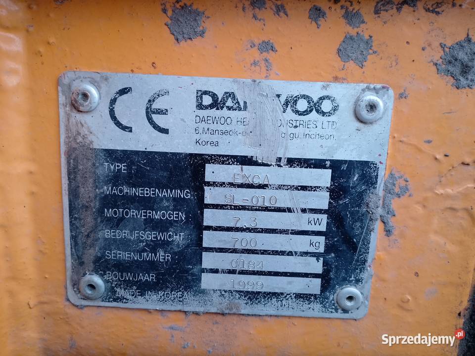Minikoparka Daewoo Gniezno