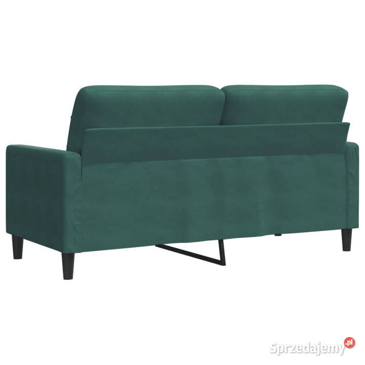 Sofa 2osobowa ciemnozielona 140 tapicerowana mazowieckie Warszawa