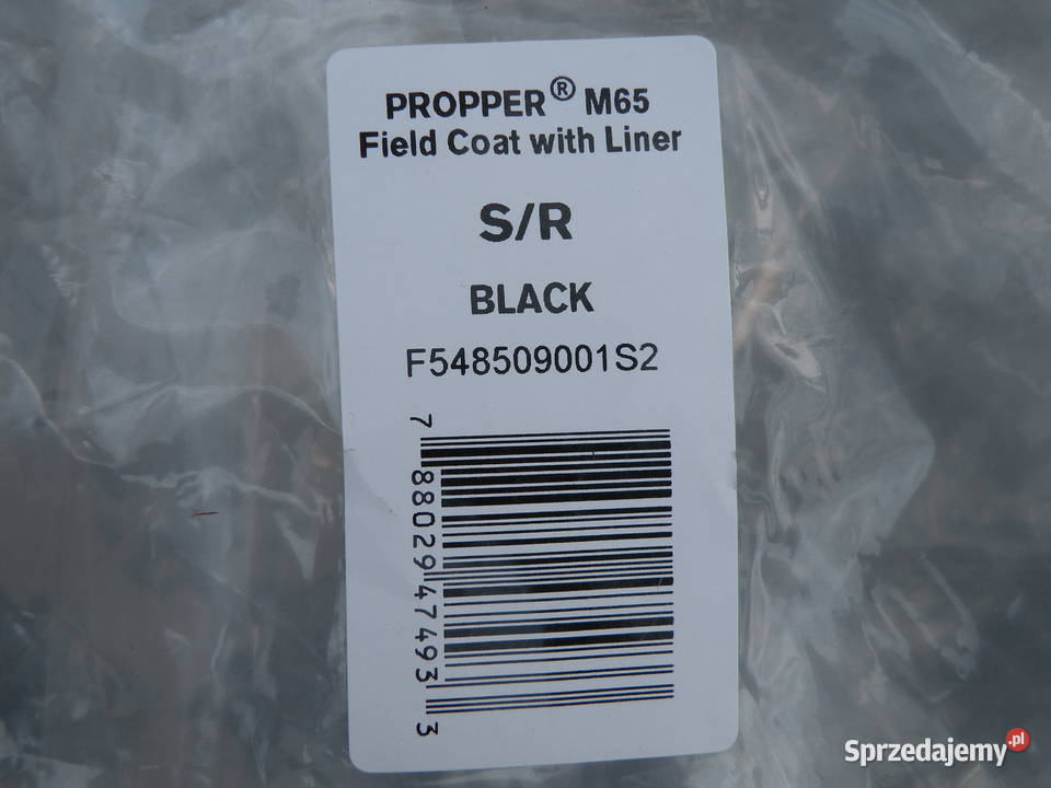 Kurtka m65 PROPPER czarna small regular Militaria Wrocław