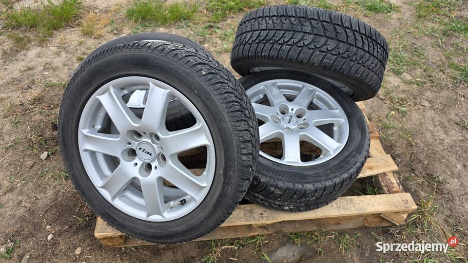 4 kola z oponami zimowymi 16 rozstaw 5x112 Mińsk Mazowiecki