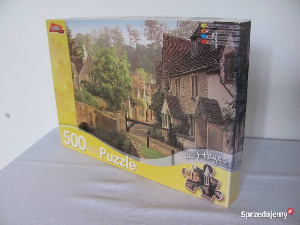 Puzzle Grafix art 500 elementów Cottages Wieś Zamość