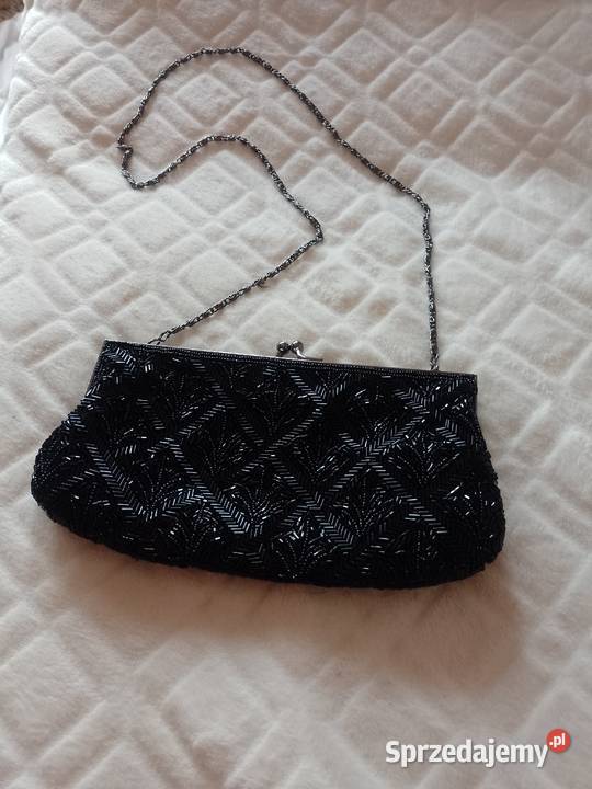 Handmade Bogato zdobiona torebka wieczorowa z Kraków