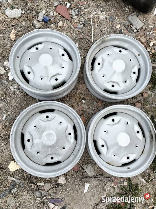 Felgi fiat 126 cytryny stary wzór komplet Fiat OE