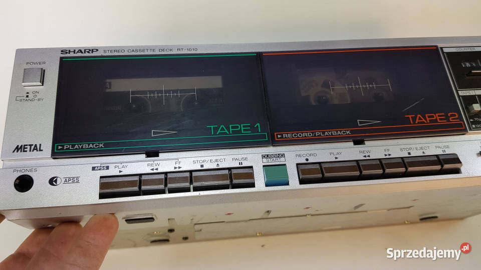 sharp RT 1010 Stereo Cassette Deck magnetofon Międzychód