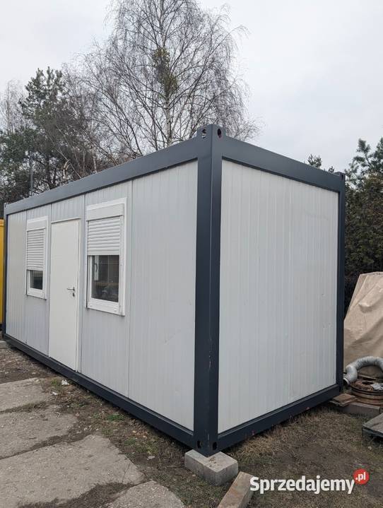 Kontener biurowy odnowiony 3 okna Warszawa Łomianki sprzedam