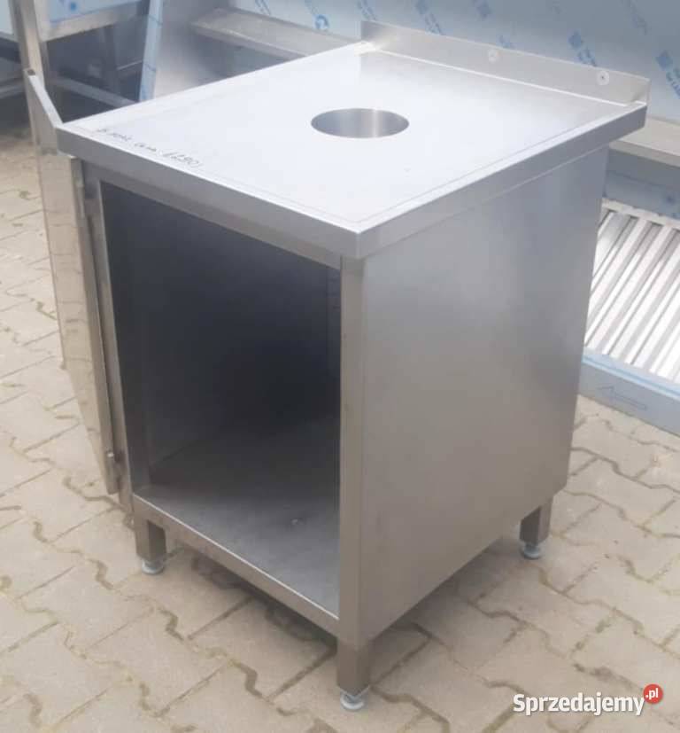 Stół z Dziurą Na Odpady Szafką 607085 S 1042O Ostrów Wielkopolski