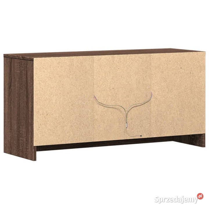 Szafka pod TV z LED brązowy dąb 100x34x50 Warszawa sprzedam