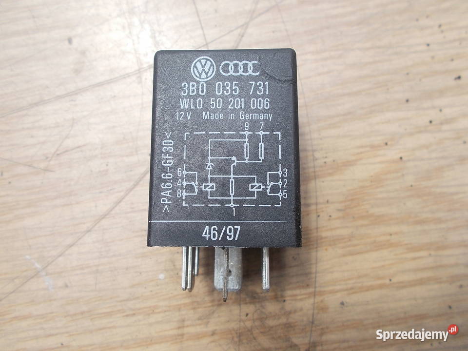 VW Sharan przekaźnik 3B0035731 Układ elektryczny Strzelce Krajeńskie