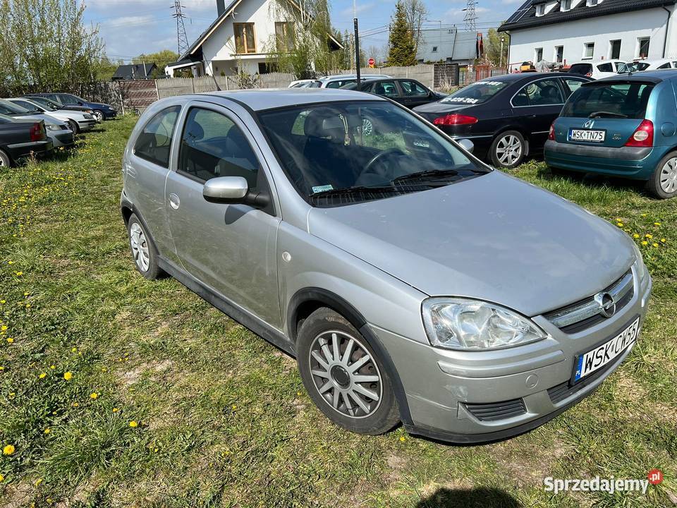 Opel Corsa C 12 2004r opłaty do listopada Sokołów Podlaski