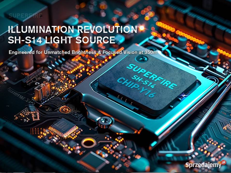 Taktyczna mocna latarka Super Fire Y16 moc 20W Warszawa