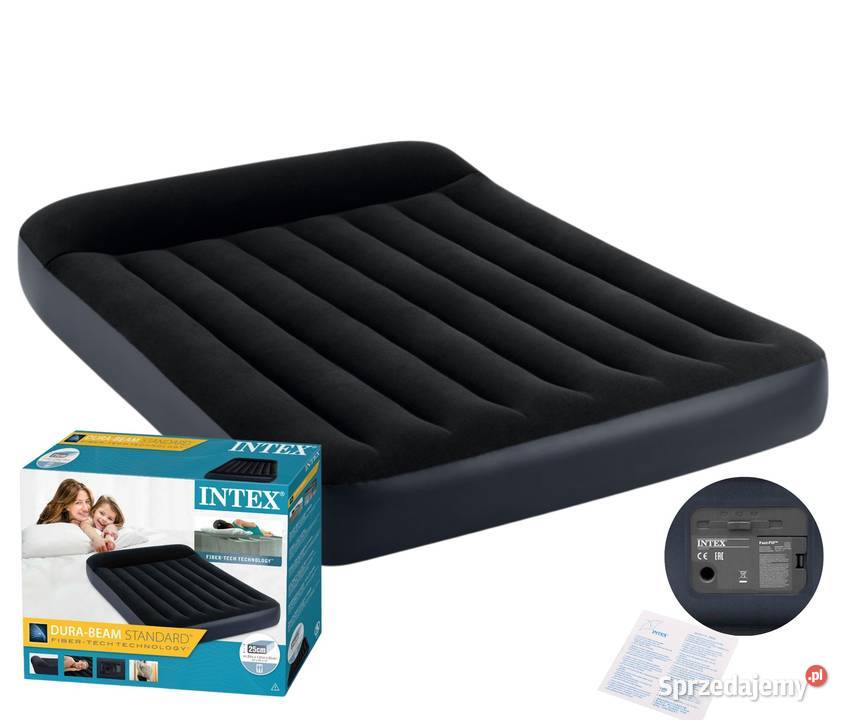 Materac dmuchany jednoosobowy z pompką INTEX Bydgoszcz