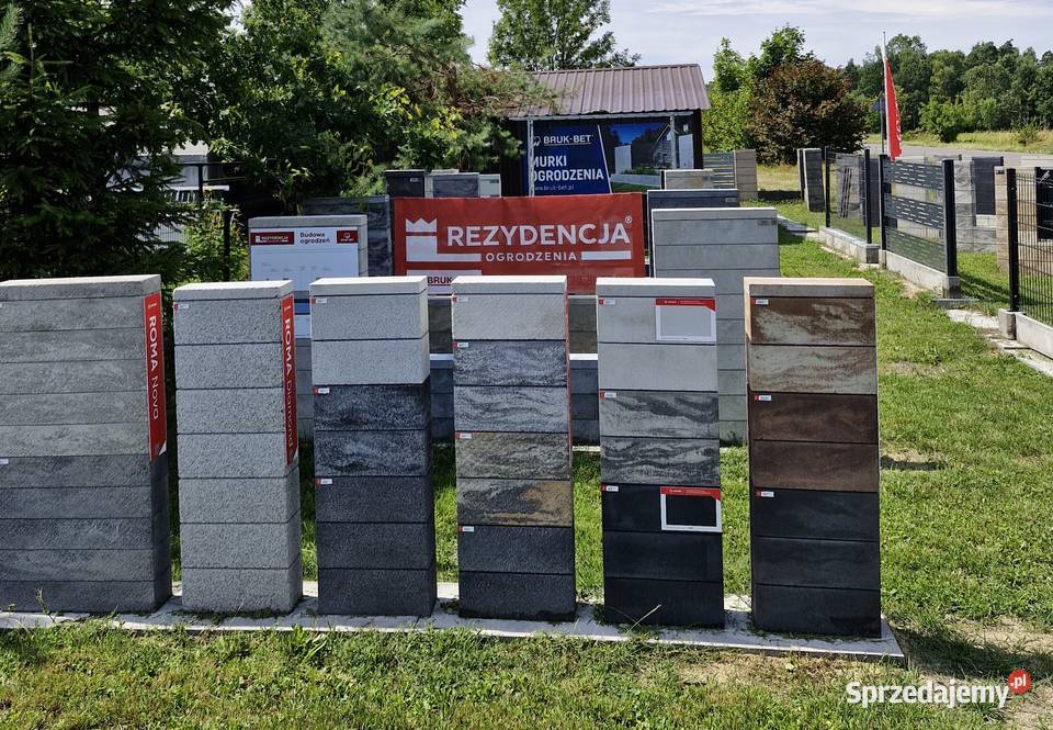 Ogrodzenia betonowe JONIEC pustaki bloczki Piotrowiec