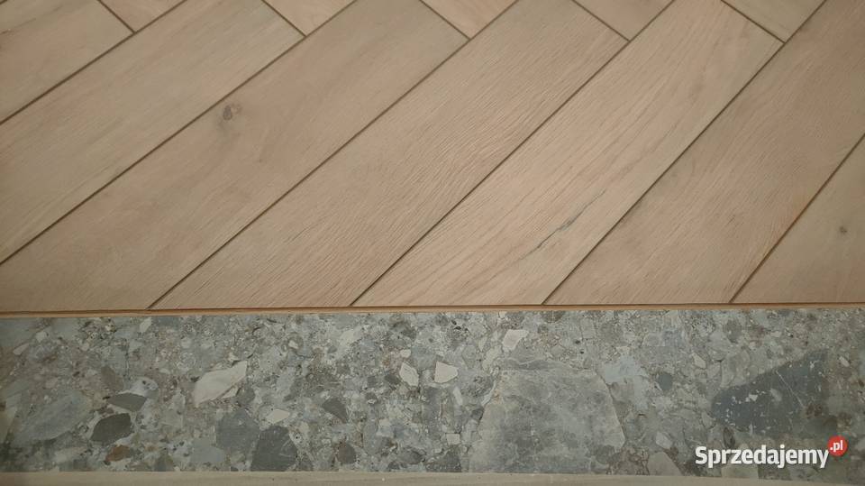 Montaż paneli podłogowych montaż drzwi jodełka Cieszyn