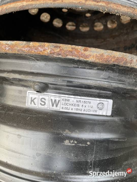 Felgi 15 5x112 Et45 6Jx15H2 KBA44740 KSW 15079 Stany