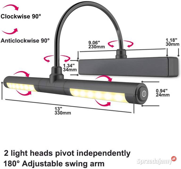 Bezprzewodowa zasilana bateryjnie lampa LED z Zamość