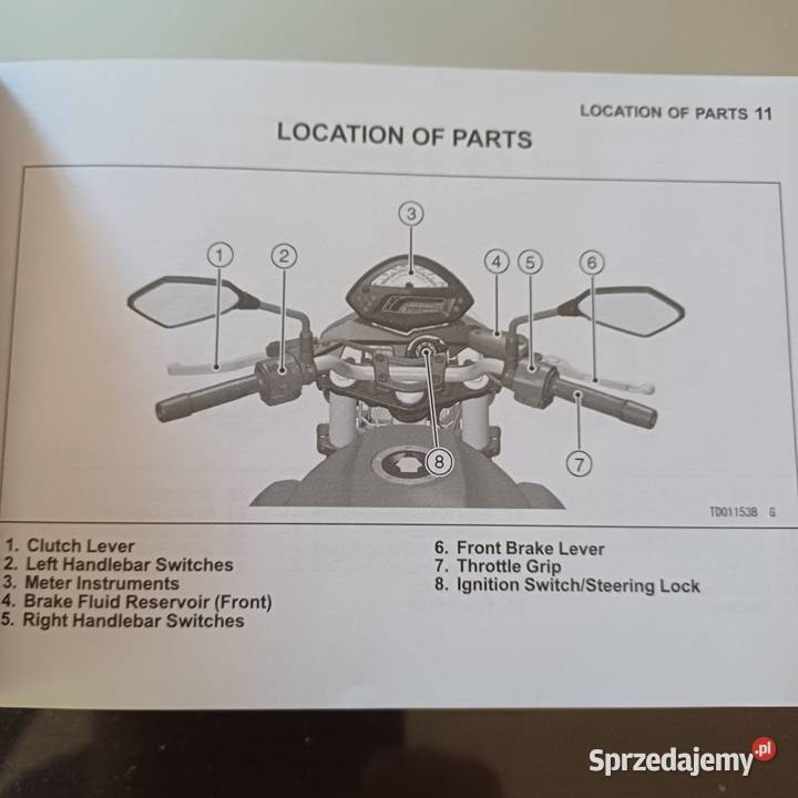 Instrukcja obslugi Kawasaki er6 1gen 20062008 Pozostałe