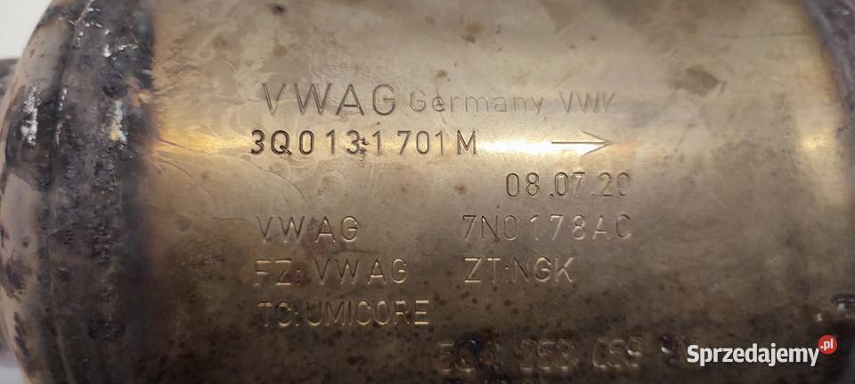 VW TIGUAN II KATALIZATOR 15 TSI 5QA254502NX osobowe Katalizatory dolnośląskie