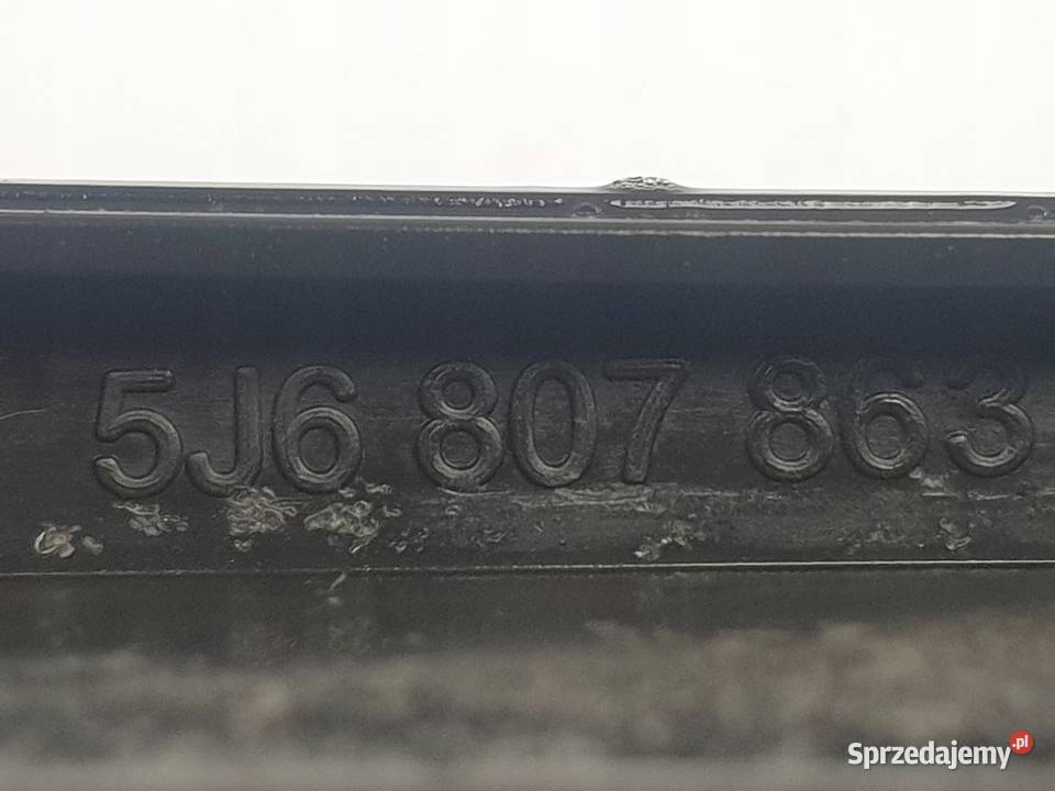 Skoda Fabia II hb ŚLIZG ZDERZAKA Lewy tył Rudka