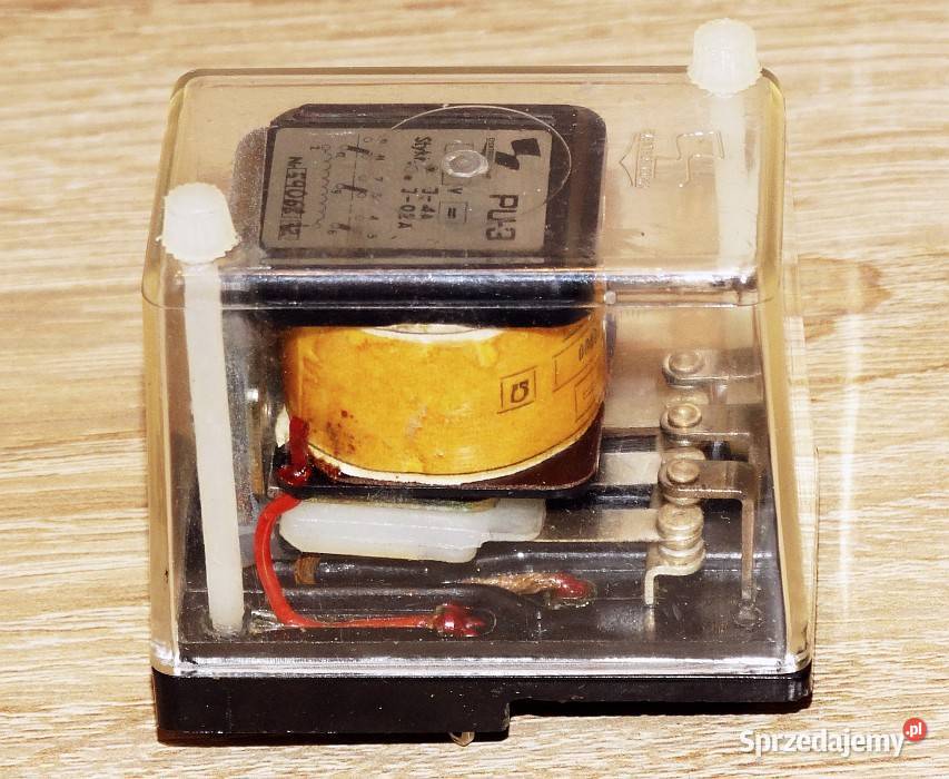 Przekaźnik PU3 ELEKTROBUDOWA 4 A 250 VAC cewka Części i akcesoria