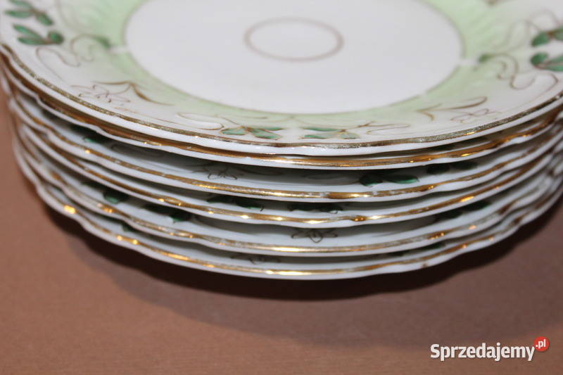 Komplet porcelanowych talerzyków deserowych 6 Szczecin sprzedam