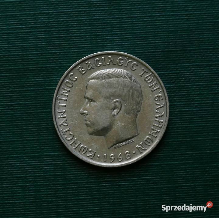 GRECJA 10 drachm 1968r Numizmatyka sprzedam