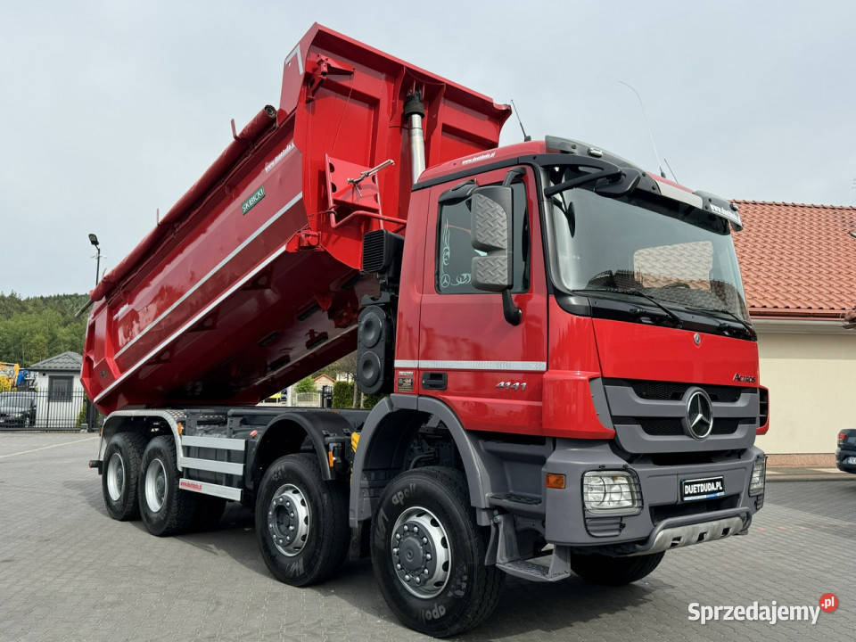 Mercedes Actros 4141 8x6 Wywrot SKIBICKI Automat blokada mostu Samochody ciężarowe Widełki