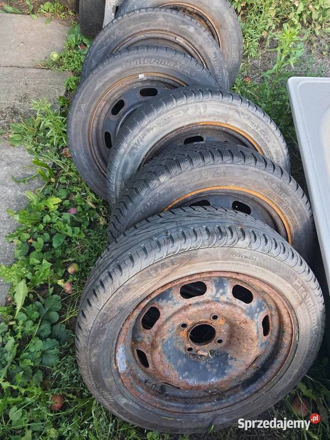 Komplet felg stalowych 15 Peugeot stalowe łódzkie Aleksandrów Łódzki