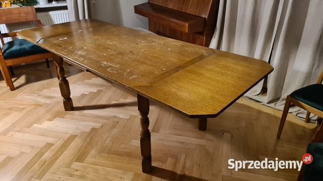 Stół rozkładany solidny nogi dębowe Szczecin