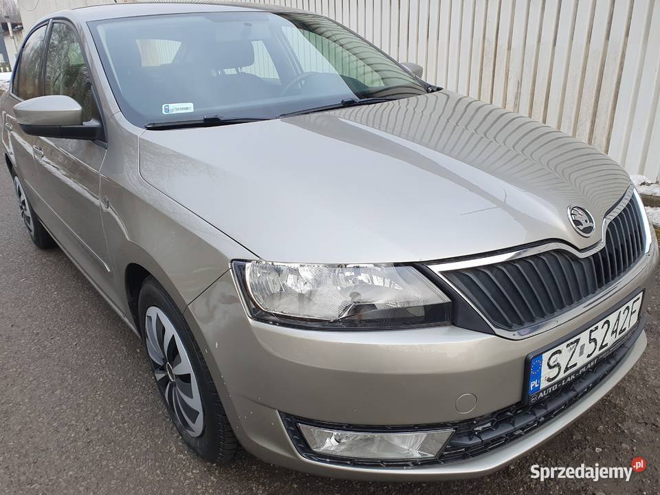 SKODA RAPID 12 TSI LPG ELEGANCE 124 Krajowy Stan srebrny Katowice sprzedam