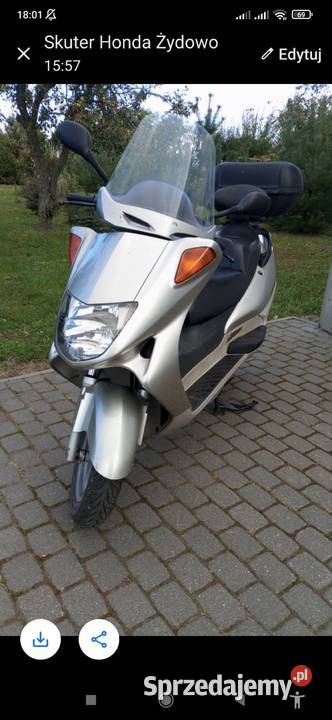 Sprzedam ładny duży skuter Honda Honda wielkopolskie Czeluścin