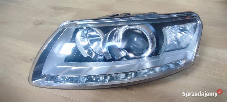 AUDI A6 C6 REFLEKTOR LAMPA PRZEDNIA BIXENON Lampy przednie Trzebnica
