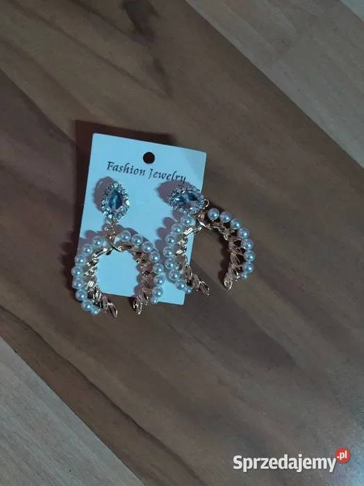 Kolczyki z perłami KARNAWAŁ Rybnik sprzedam