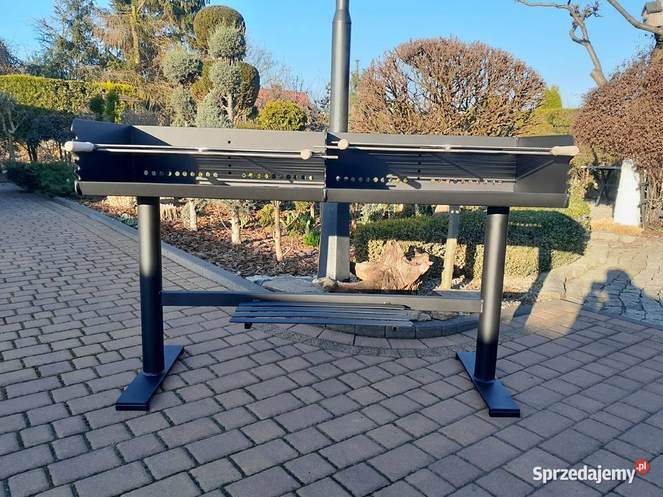 Gastronomiczny grill DWUKOMOROWY blacha 5 mm