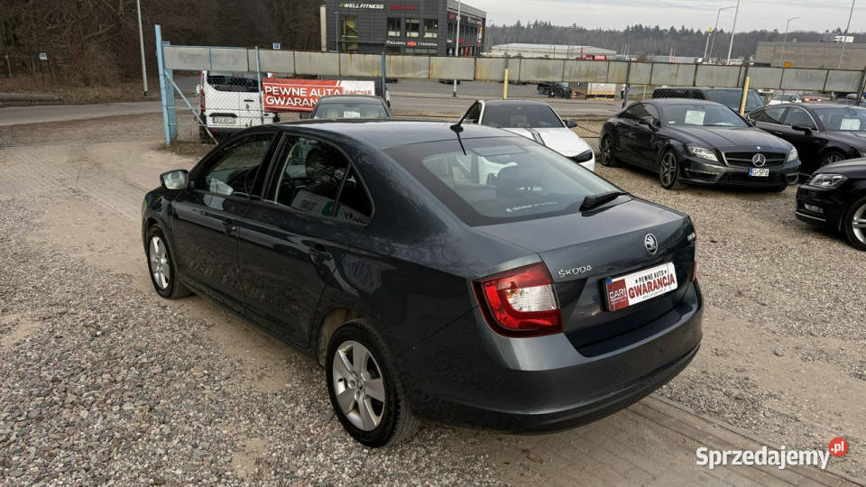 koda RAPID 10tsi 95 1wlpolski salon serwis ledy garażowany Gdańsk sprzedam