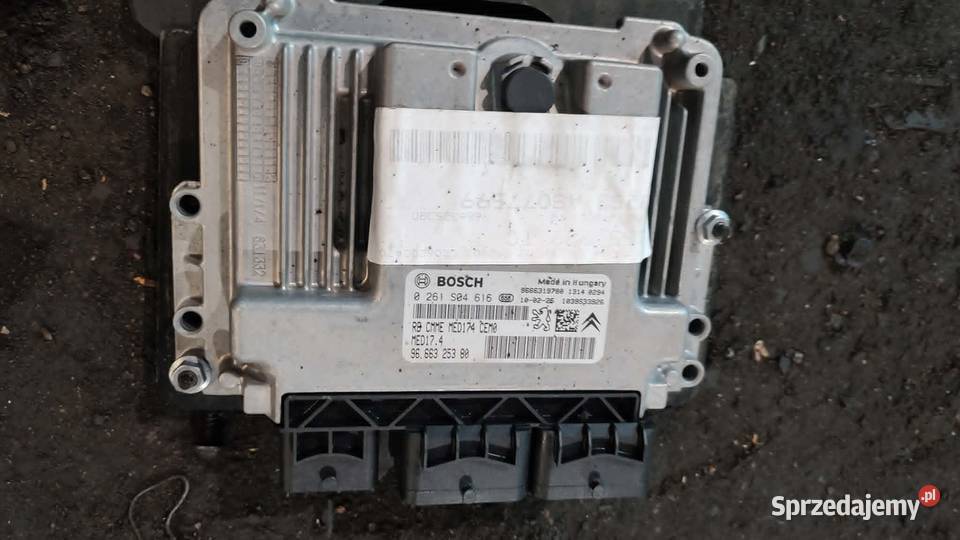 Komputer silnika 0261S04616 Peugeot 5008 3008 c5 Komputery wielkopolskie Książ Wielkopolski