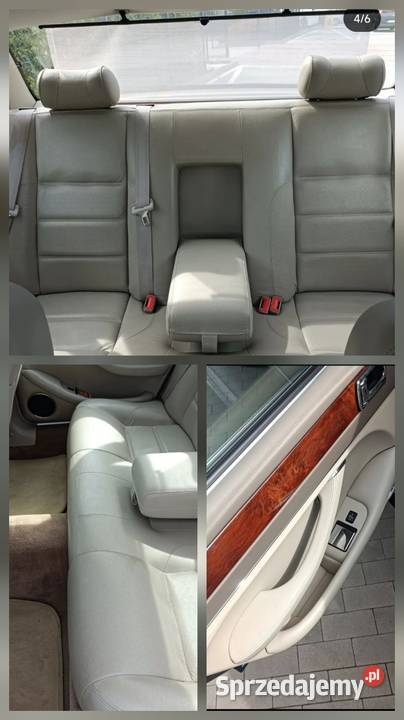 Jaguar XJ wynajem samochodu ślub wielkopolskie