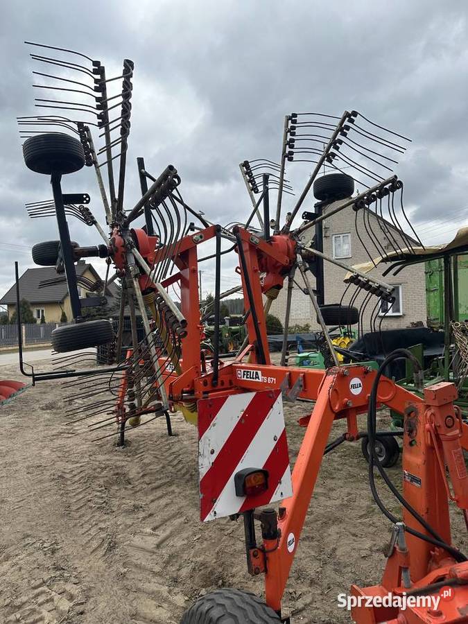 Zgrabiarka dwukaruzelowa Fella TS 671 mazowieckie Łyse