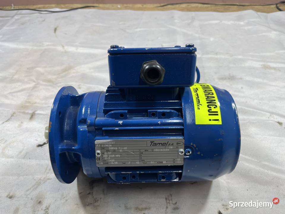 silnik elektryczny Tamel 3SKG 714B 037kW 1410 Brańsk