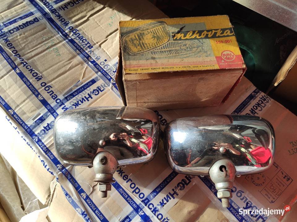 Halogeny żółte chrom retro Pal Czechoslowacja Kraków