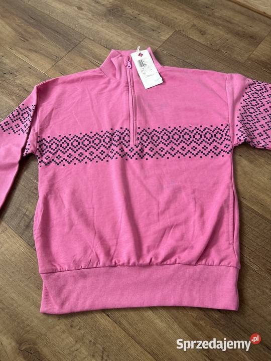 Bluza dziewczęca 152 bluza stójka